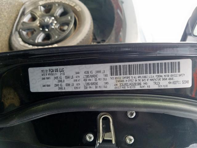 3C6UR5DJ4GG281806 - 2016 RAM 2500 SLT  照片 10