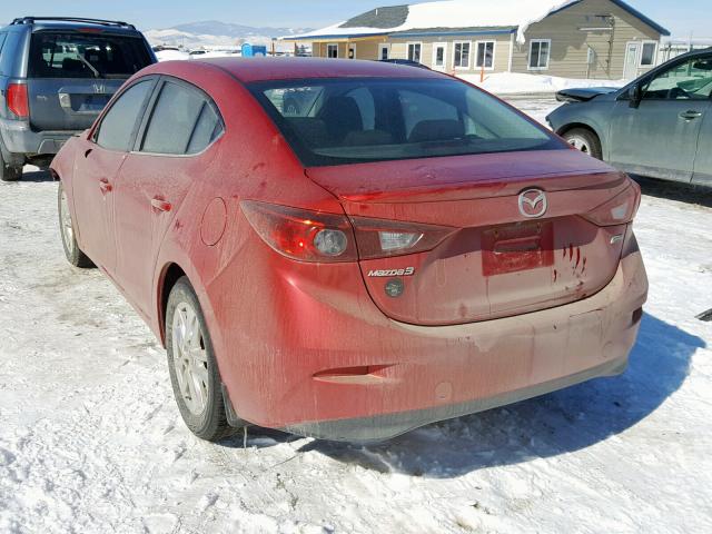 3MZBM1V74FM227638 - 2015 MAZDA 3 TOURING MAROON photo 3