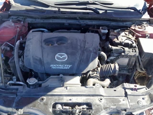 3MZBM1V74FM227638 - 2015 MAZDA 3 TOURING MAROON photo 7