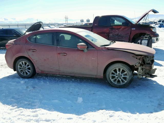 3MZBM1V74FM227638 - 2015 MAZDA 3 TOURING MAROON photo 9