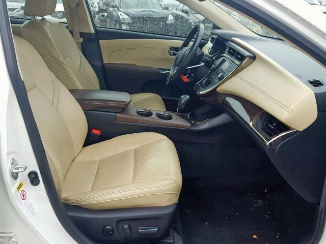 4T1BK1EB6DU029306 - 2013 TOYOTA AVALON BAS WHITE photo 5