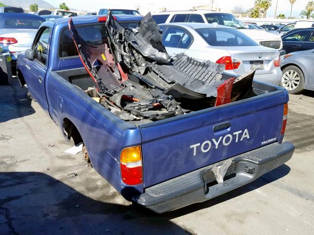 4TAUN41BXSZ052515 - 1995 TOYOTA TACOMA PURPLE photo 3