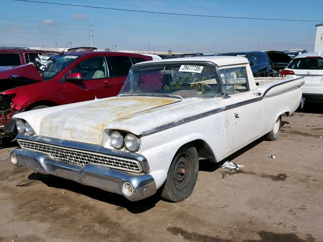 H9RF132698 - 1959 FORD FORD WHITE photo 2