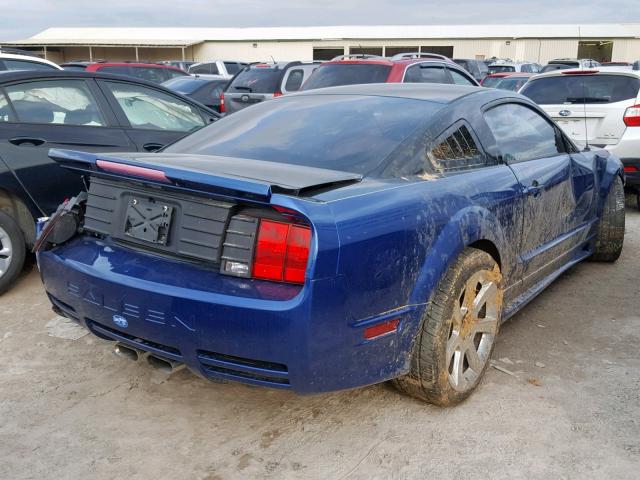 1ZVFT82H665201641 - 2006 FORD MUSTANG GT BLUE photo 4