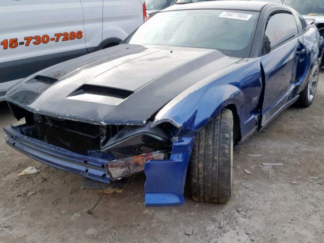 1ZVFT82H665201641 - 2006 FORD MUSTANG GT BLUE photo 9