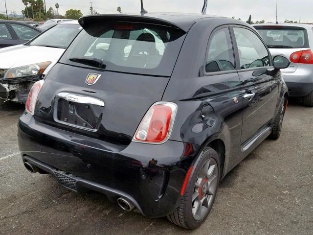 3C3CFFFH3FT508295 - 2015 FIAT 500 ABARTH BLACK photo 4