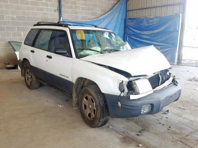 JF1SF63592H717153 - 2002 SUBARU FORESTER L WHITE photo 1