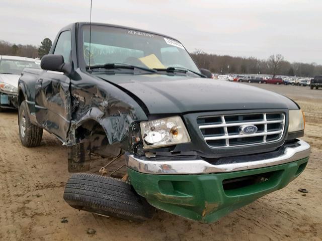 1FTYR10U92PA50004 - 2002 FORD RANGER GREEN photo 1