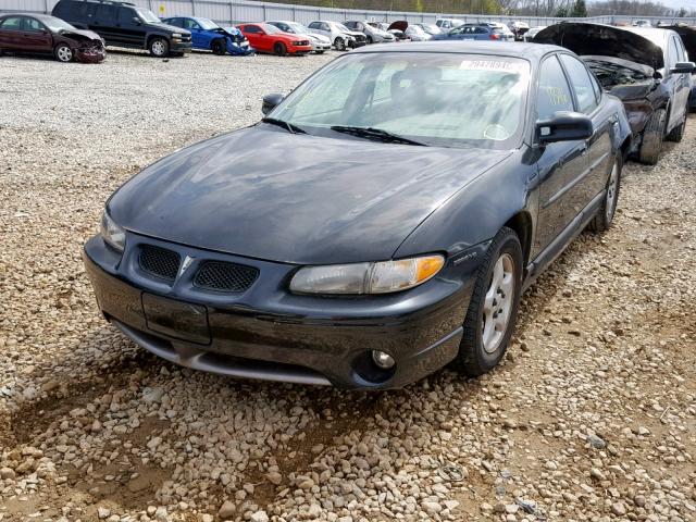 1G2WP52K3WF278497 - 1998 PONTIAC GRAND PRIX BLACK photo 2