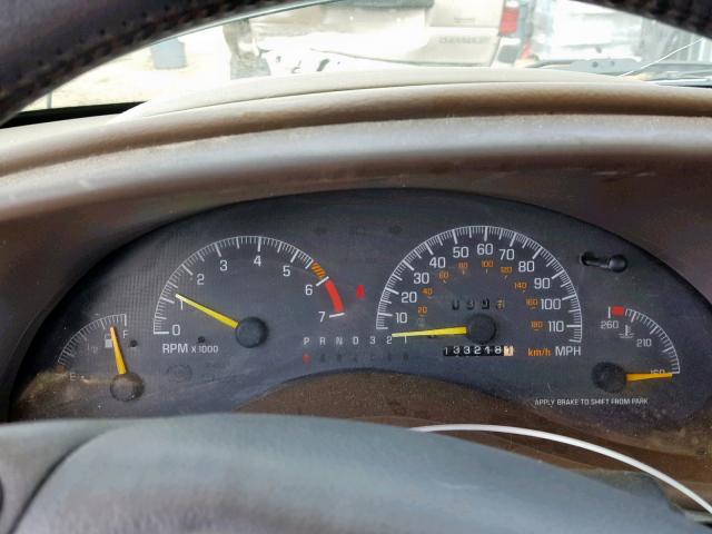 1G2WP52K3WF278497 - 1998 PONTIAC GRAND PRIX BLACK photo 8