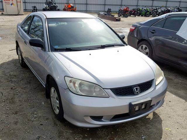 1HGEM22115L058198 - 2005 HONDA CIVIC DX V SILVER photo 1