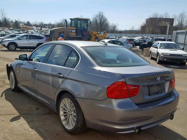 WBAPL3C52AA409060 - 2010 BMW 335 XI GRAY photo 3