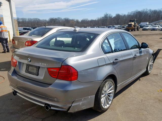 WBAPL3C52AA409060 - 2010 BMW 335 XI GRAY photo 4