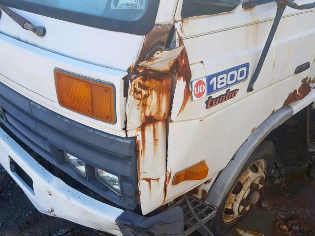 JNAME97JXLGF55366 - 1990 NISSAN DIESEL UD1800 WHITE photo 9