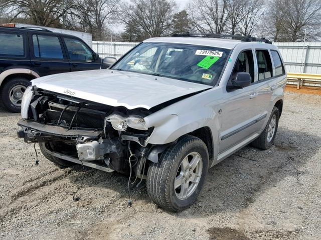 1J8HR48P77C540268 - 2007 JEEP GRAND CHER SILVER photo 2