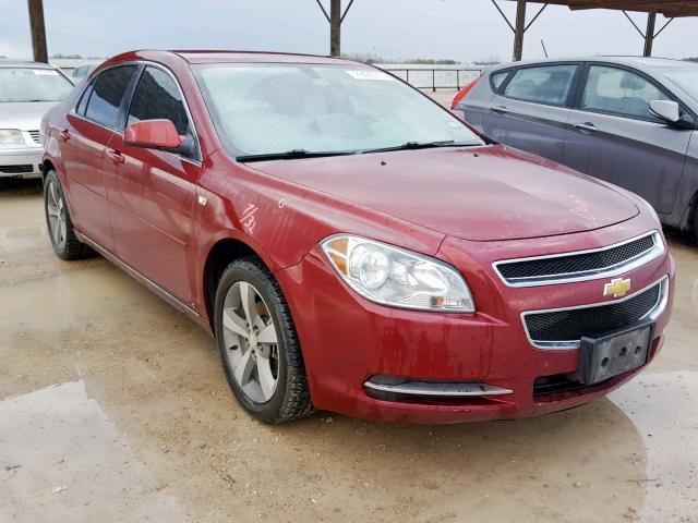 1G1ZJ57B58F239053 - 2008 CHEVROLET MALIBU 2LT BURGUNDY photo 1