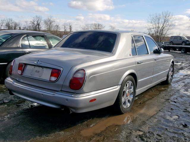 SCBLC31E2YCX05167 - 2000 BENTLEY ARNAGE SILVER photo 4