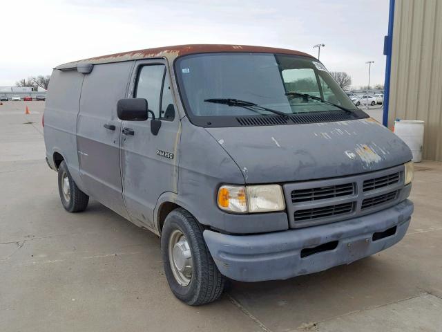 2B7HB21Y9RK107363 - 1994 DODGE RAM VAN B2 GRAY photo 1