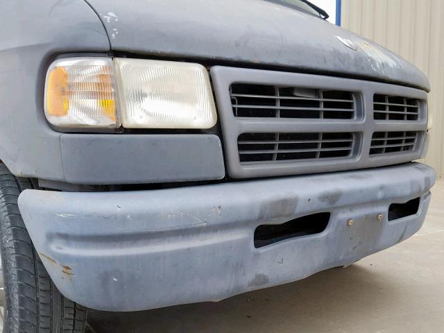 2B7HB21Y9RK107363 - 1994 DODGE RAM VAN B2 GRAY photo 9