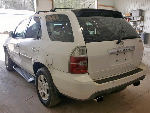 2HNYD18854H507981 - 2004 ACURA MDX TOURIN WHITE photo 3