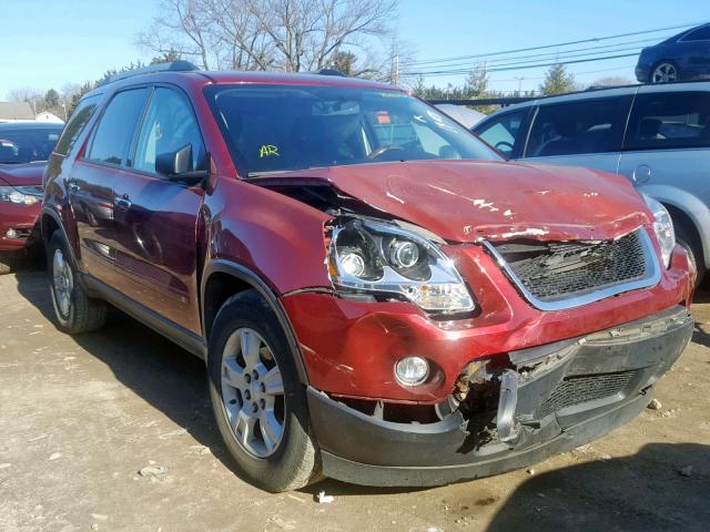 1GKLVLED4AJ129824 - 2010 GMC ACADIA SLE RED photo 1