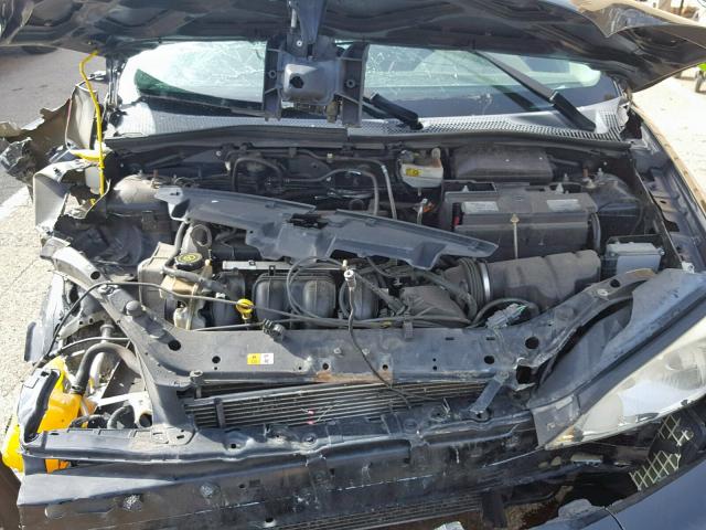 1FAHP34N77W241556 - 2007 FORD FOCUS ZX4 BLACK photo 7