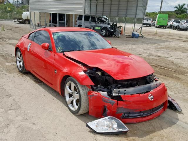 JN1BZ34E68M750967 - 2008 NISSAN 350Z COUPE RED photo 1