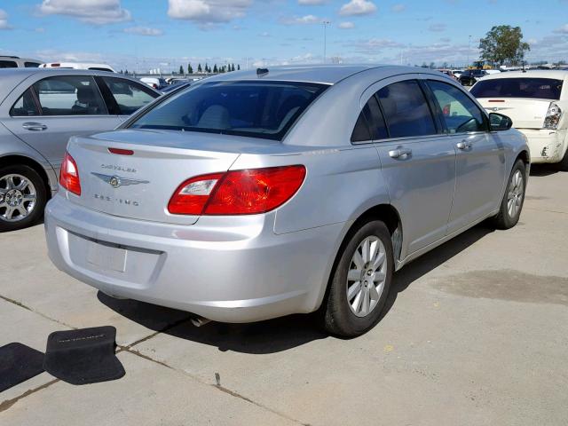 1C3LC46B39N533551 - 2009 CHRYSLER SEBRING LX SILVER photo 4