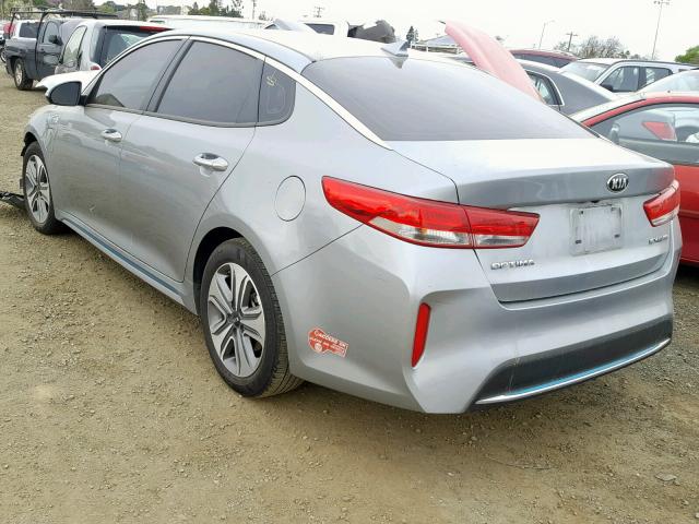 KNAGV4LD9H5017560 - 2017 KIA OPTIMA PLU GRAY photo 3