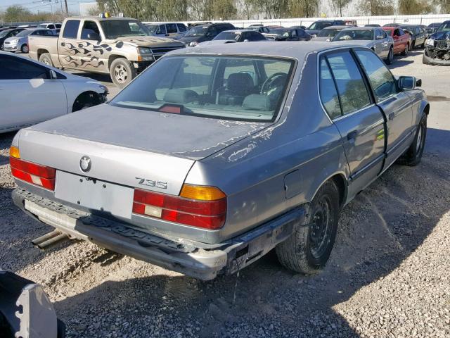 WBAGB4319J1644366 - 1988 BMW 735 I AUTO GRAY photo 4