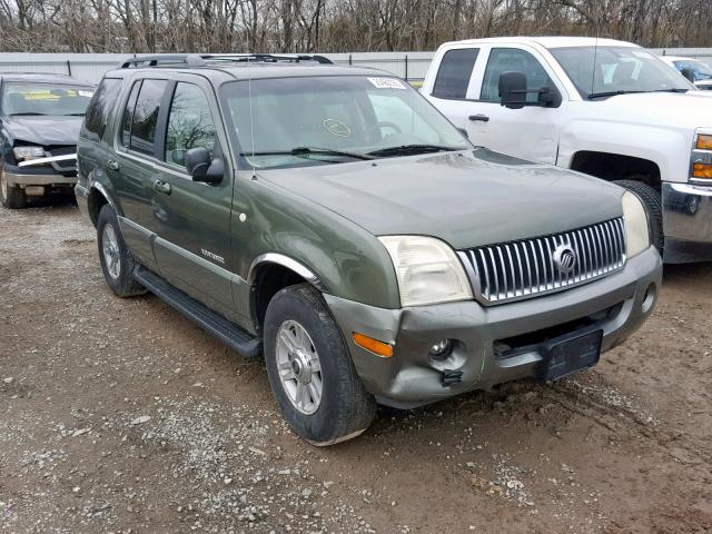 4M2ZU86W52ZJ13750 - 2002 MERCURY MOUNTAINEE GREEN photo 1