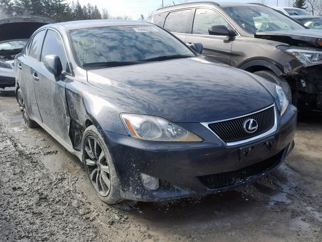 JTHCK262575009168 - 2007 LEXUS IS 250 BLACK photo 1