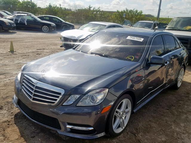 WDDHF5KB2CA576044 - 2012 MERCEDES-BENZ E 350 GRAY photo 2