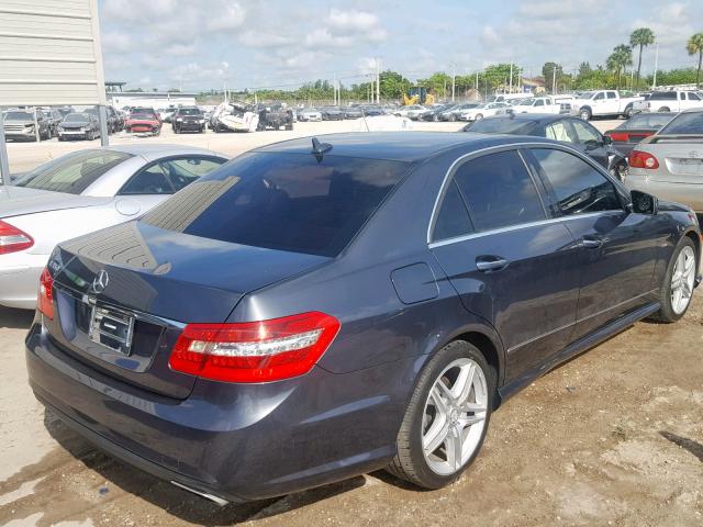 WDDHF5KB2CA576044 - 2012 MERCEDES-BENZ E 350 GRAY photo 4