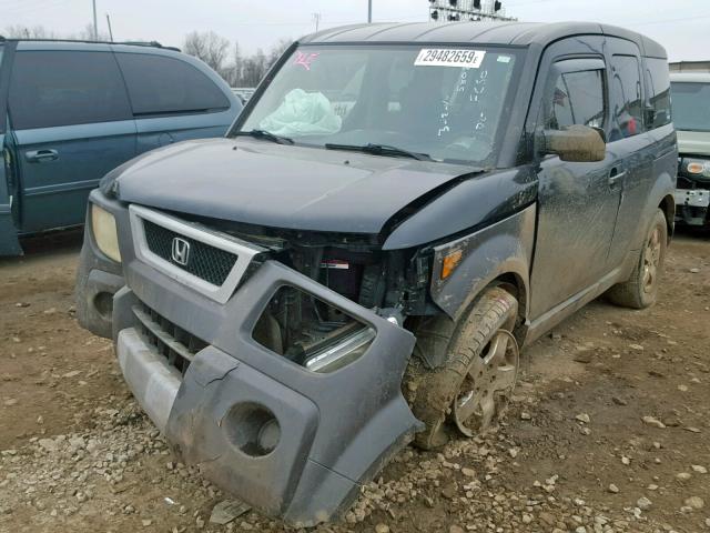 5J6YH28513L045808 - 2003 HONDA ELEMENT EX BLACK photo 2