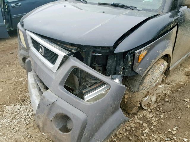 5J6YH28513L045808 - 2003 HONDA ELEMENT EX BLACK photo 9