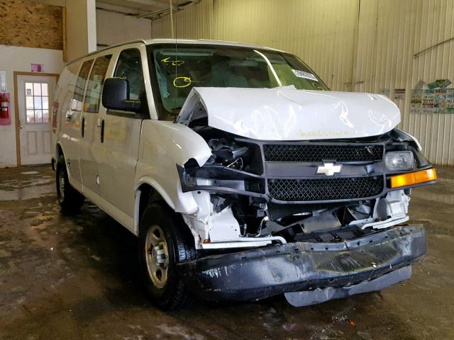 1GCFG154681195342 - 2008 CHEVROLET EXPRESS G1 WHITE photo 1