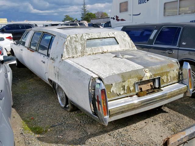 1G6DW6982F9709516 - 1985 CADILLAC FLEETWOOD WHITE photo 3