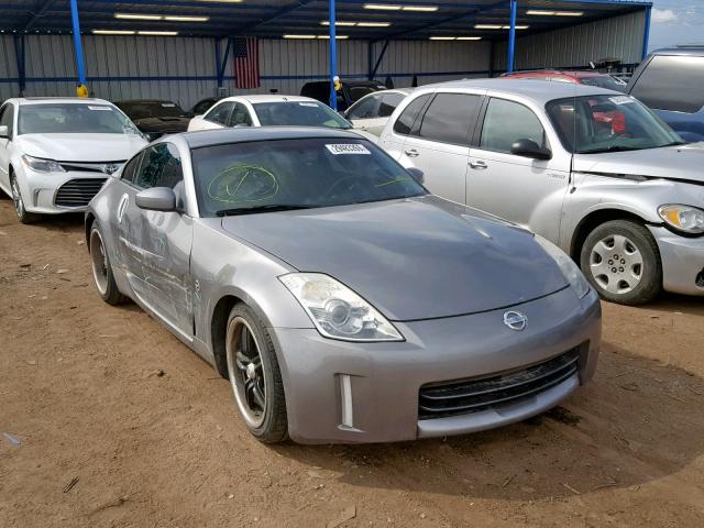 JN1BZ34D07M506432 - 2007 NISSAN 350Z COUPE GRAY photo 1