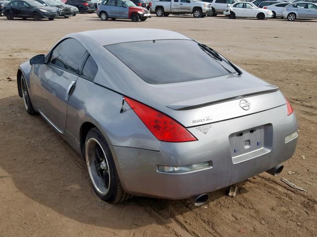 JN1BZ34D07M506432 - 2007 NISSAN 350Z COUPE GRAY photo 3