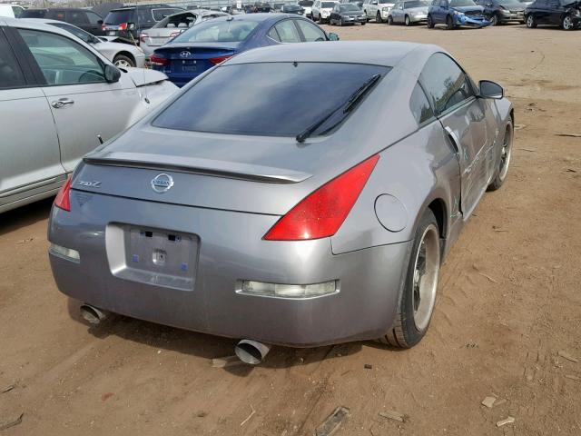 JN1BZ34D07M506432 - 2007 NISSAN 350Z COUPE GRAY photo 4