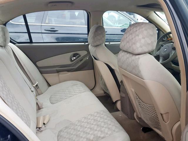 1G1ZT54804F129492 - 2004 CHEVROLET MALIBU LS BLUE photo 6