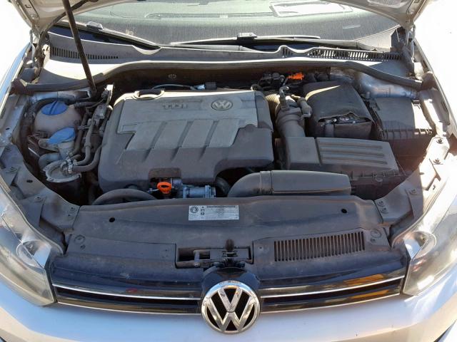 3VWPL7AJ5CM666632 - 2012 VOLKSWAGEN JETTA TDI SILVER photo 7