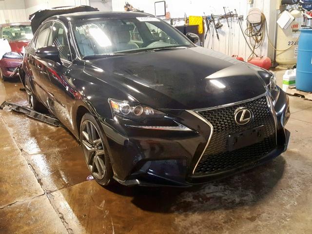 JTHCE1D26F5008095 - 2015 LEXUS IS 350 BLACK photo 1