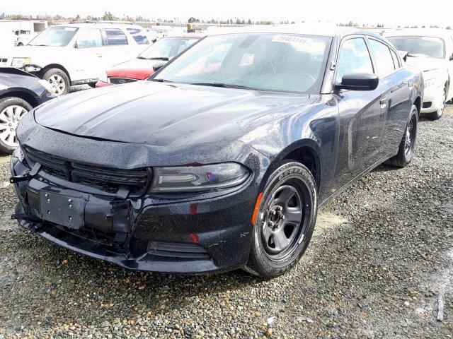 2C3CDXAG7GH340150 - 2016 DODGE CHARGER PO BLACK photo 2