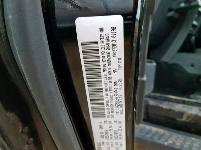 1J4GA5D15AL224743 - 2010 JEEP WRANGLER S BLACK photo 10