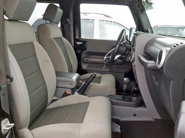 1J4GA5D15AL224743 - 2010 JEEP WRANGLER S BLACK photo 5