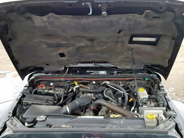 1J4GA5D15AL224743 - 2010 JEEP WRANGLER S BLACK photo 7