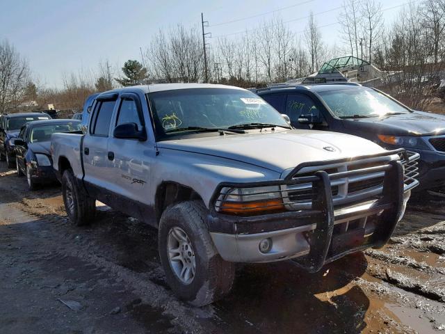 1B7GG2AN91S201921 - 2001 DODGE DAKOTA QUA GRAY photo 1