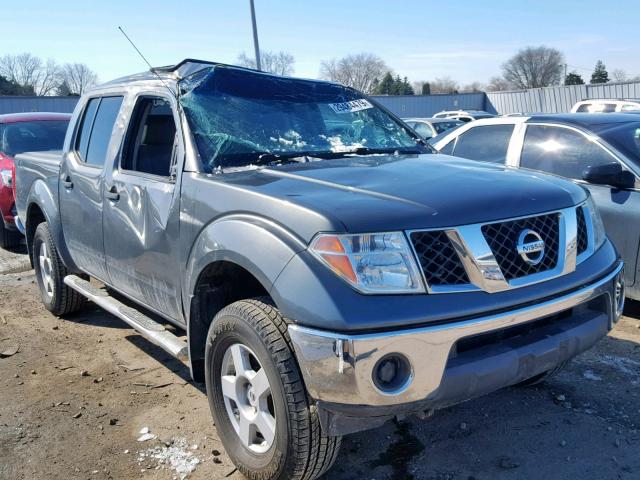 1N6AD07W25C456104 - 2005 NISSAN FRONTIER C GREEN photo 1